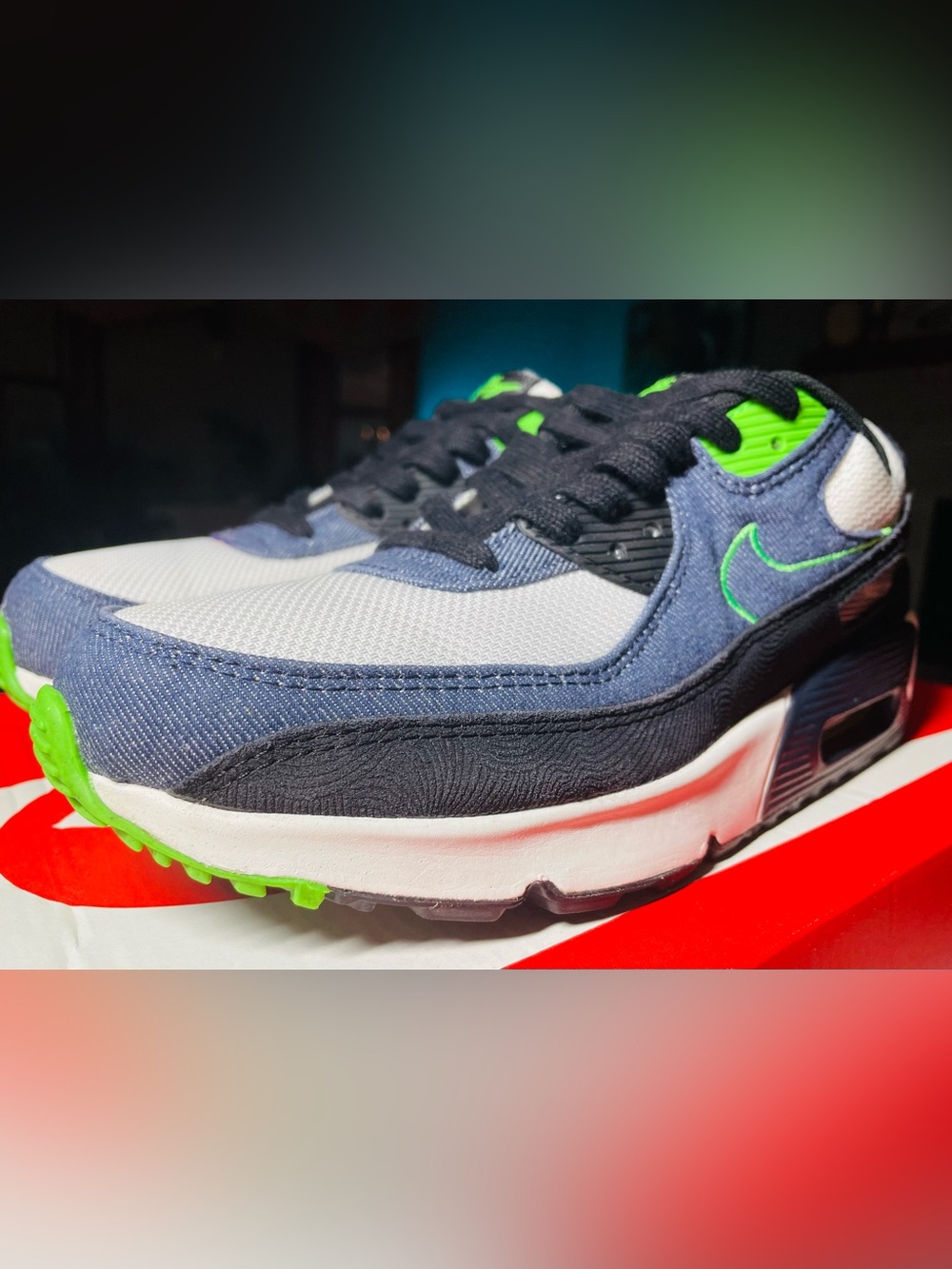 Nike Air Max 90 SE “Scream Green”7M-8.5W - Picture 3 of 13